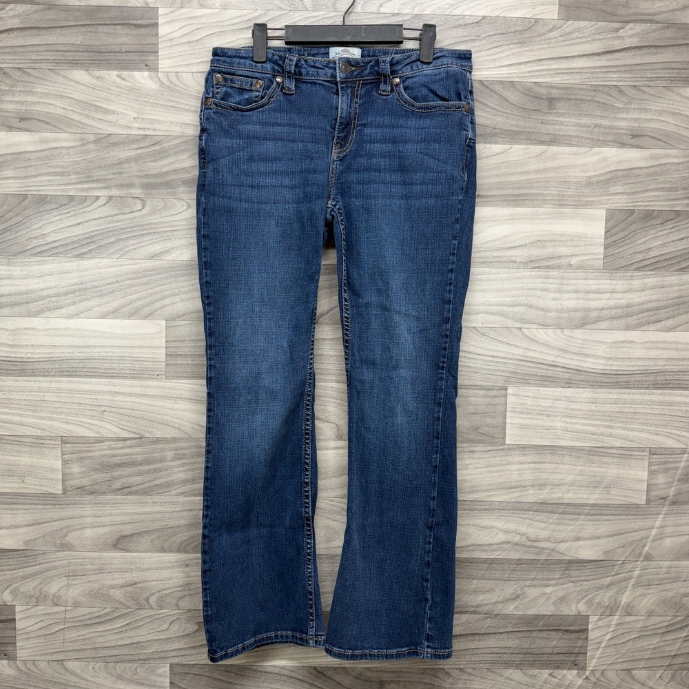Shyanne Bootcut Jeans‎ Women's 31 Short (32x29) Blue Denim Stretch Dark Wash